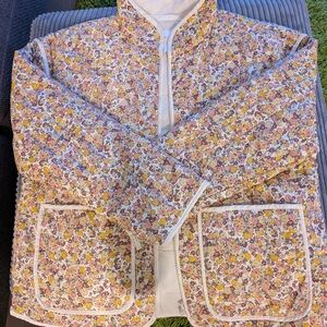 Joe Fresh Jillian Harris Floral Lined Quilted Jacket